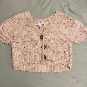Chunky Tan Knit Sweater